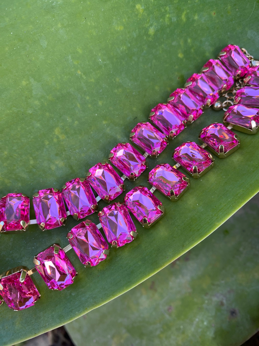 Crystal Clear Gem Necklace