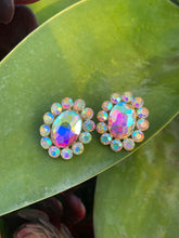 Load image into Gallery viewer, Lucky #13 Iridescent Bling Stud Earrings
