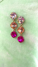 Load and play video in Gallery viewer, Overdramatic Dazzling Dangle Earrings
